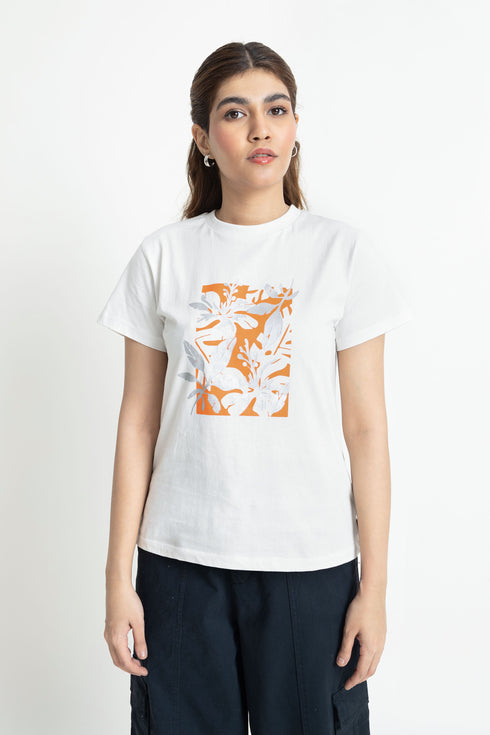 The White Graphic T-Shirt